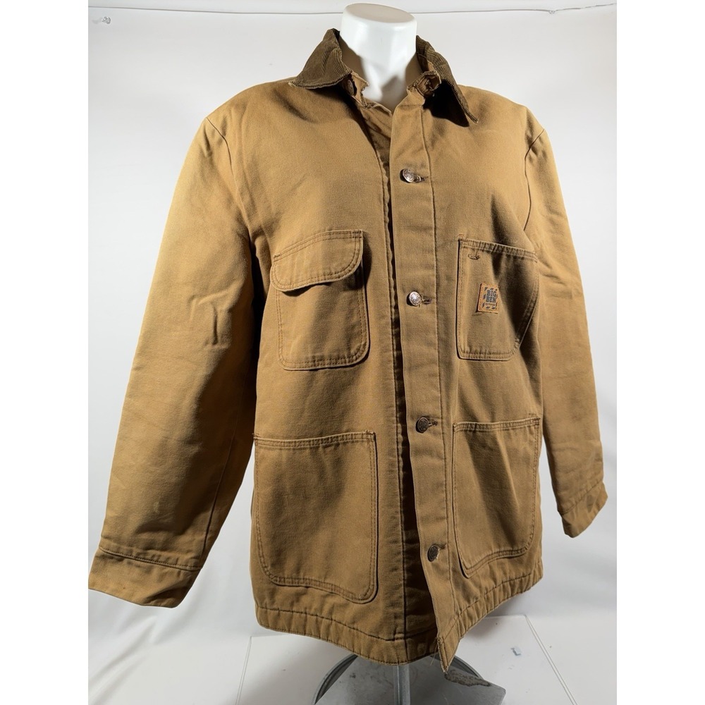 Vintage Big Ben Wrangler Denim Jacket Mens 42 Blanket Lined Workwear USA